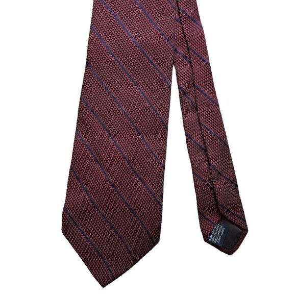 Daniel Cremieux Other - Daniel Cremieux Sevenfold 100% Silk Red Blue Tie Made in Italy